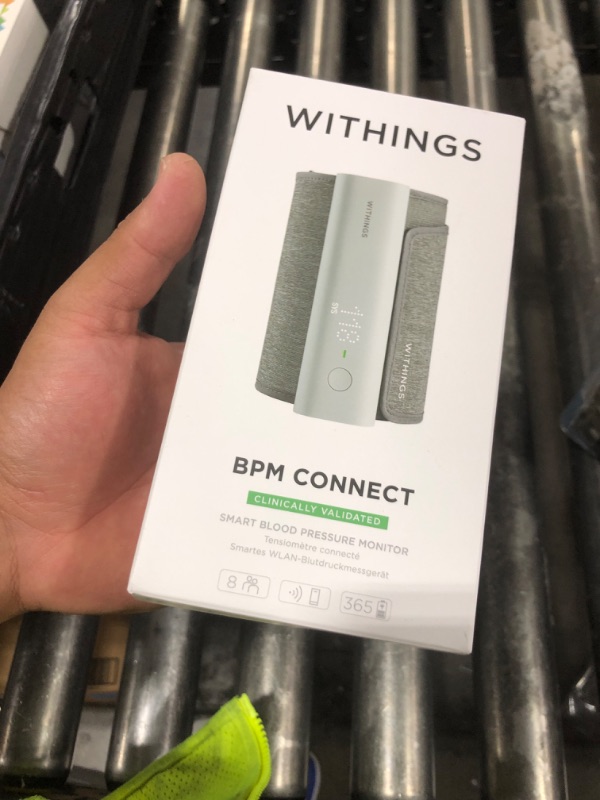 Photo 1 of Withings BPM Connect - Digital Blood Pressure Cuff & Heart Rate Monitor - Blood Pressure Machine Arm Cuff, FDA Cleared, FSA/HSA Eligible, IOS & Android
