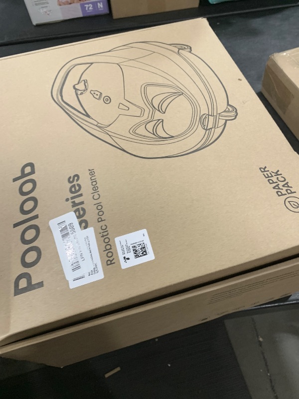 Photo 1 of Pooloob PF1 Cordless Pool Vacuum Cleaner Robot for Daily Pool Maintenance, Floor Only Cleaning for Above/In Ground Pools, Triple Filtration, Floating Buoy & Tether, Not for Initial or Deep Cleaning