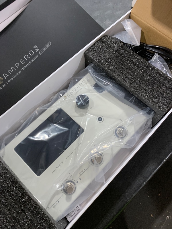 Photo 1 of HOTONE Multi-Effects Pedal Dual Effect Chains with Expression Pedal FX Loop MIDI I/O Stereo OTG USB Audio Interface Touch Screen Ampero II(Include 10 PCS Additional Footswitch Toppers)