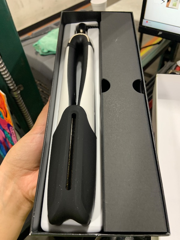 View 3 of ghd Platinum+ Styler ? 1" Flat Iron Hair Straightener, Professional Ceramic Hair Styling Tool for Stronger Hair, More Shine, & More Color Protection - White