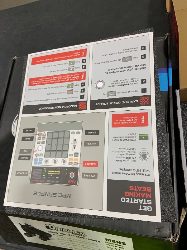 Photo 1 of Akai Professional MPC Sample Standalone Portable Sampler, Sequencer and Effects Processor, with Rechargeable Battery, USB-C, Built-in Speaker and Microphone