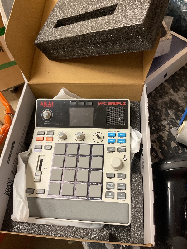 Photo 1 of Akai Professional MPC Sample Standalone Portable Sampler, Sequencer and Effects Processor, with Rechargeable Battery, USB-C, Built-in Speaker and Microphone