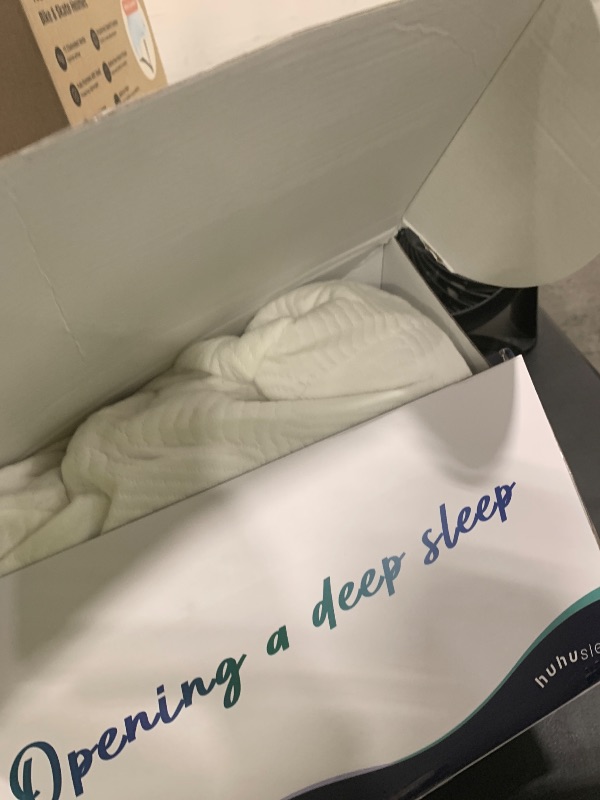 Photo 1 of Huhu Sleep Firm Pro Cube Pillow for Side Sleeper, Cooling Memory Foam Pillows with Two Side Four Types of Softness for Neck and Shoulder Pain, King or Queen 24"x12"x6"