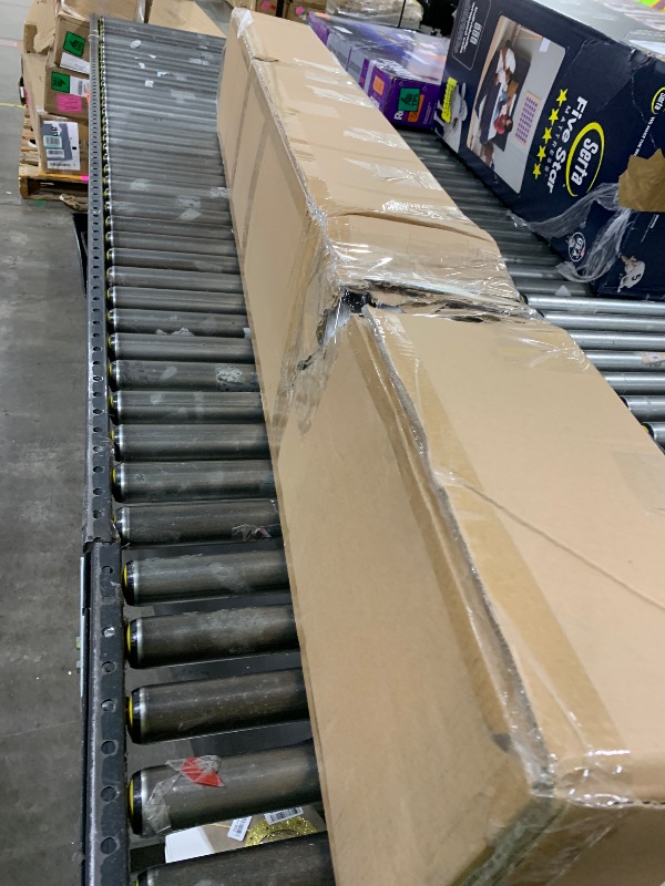 Photo 1 of Amazon Basics Smart Box Spring Bed Base, 7-Inch Height Mattress Foundation, Tool-Free Easy Assembly, King Size Bed, Sturdy Support, Durable Construction, 79" x 75.5" x 7", White