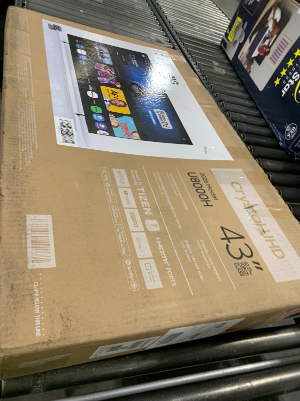 Photo 1 of **USED** Samsung 43-Inch Class Crystal UHD U8000H Series Samsung Vision AI Smart TV (2026 Model, 43U8000H) Crystal Processor 4K, Endless Free Content, Motion Xcelerator, Color Booster, Alexa Built-in