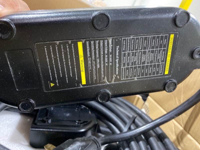 Photo 1 of SubSun Universal Portable Level 2 EV Charger 50Amp 240V Electric Car Charger for All North American EVs Includes J1772, 33FT EV Charging Cable