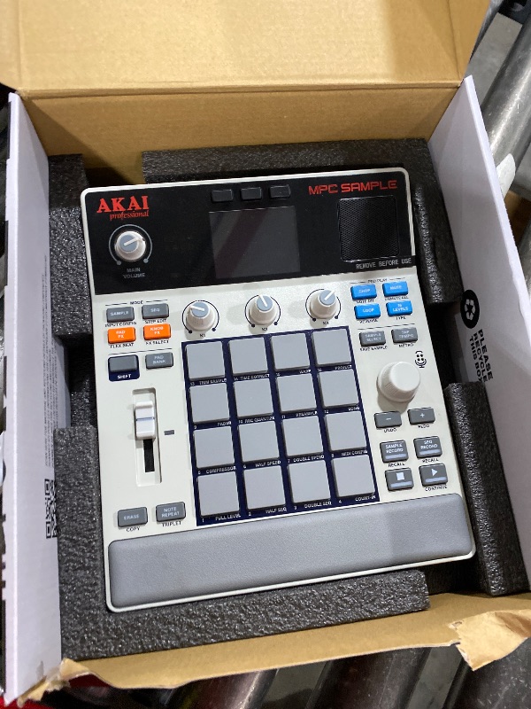 Photo 1 of Akai Professional MPC Sample Standalone Portable Sampler, Sequencer and Effects Processor, with Rechargeable Battery, USB-C, Built-in Speaker and Microphone