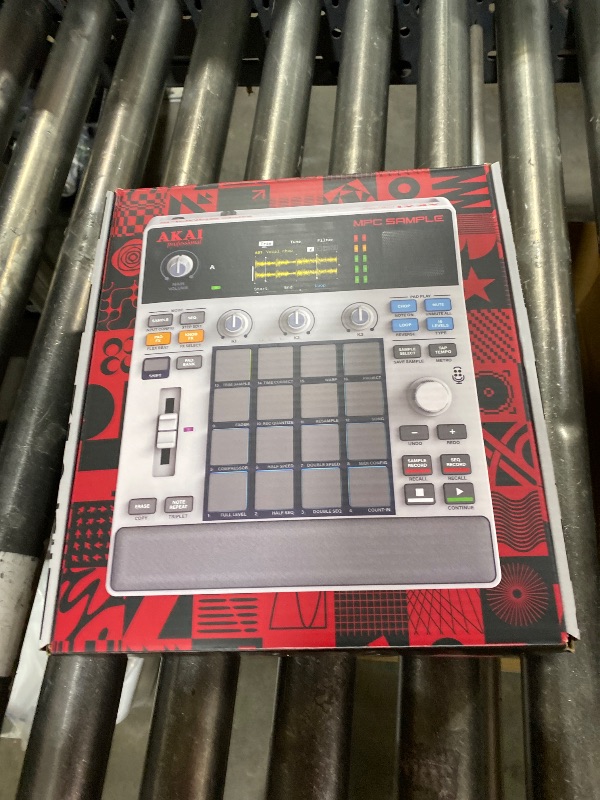 Photo 1 of Akai Professional MPC Sample Standalone Portable Sampler, Sequencer and Effects Processor, with Rechargeable Battery, USB-C, Built-in Speaker and Microphone