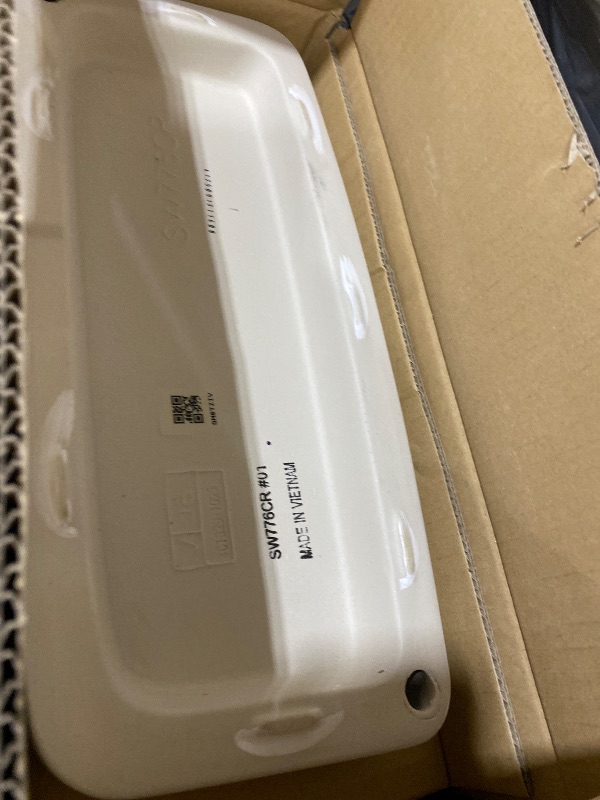 Photo 1 of TOTO Drake WASHLET+ Two-Piece Elongated 1.6 GPF Universal Height TORNADO FLUSH Toilet Cotton White - MW7763074CSFG#01