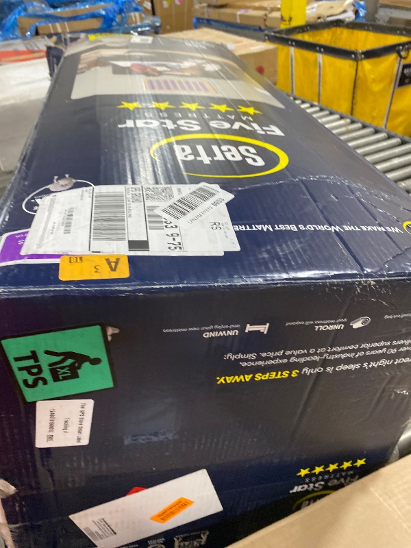 Photo 1 of Serta Five Star Tranquility 12" Firm Full Mattress, Zoned Support, Pressure Relief, Cooling, Bed-in-a-Box, Ideal for Back & Stomach Sleepers, 100-Night Trial, 10-Year Limited Warranty