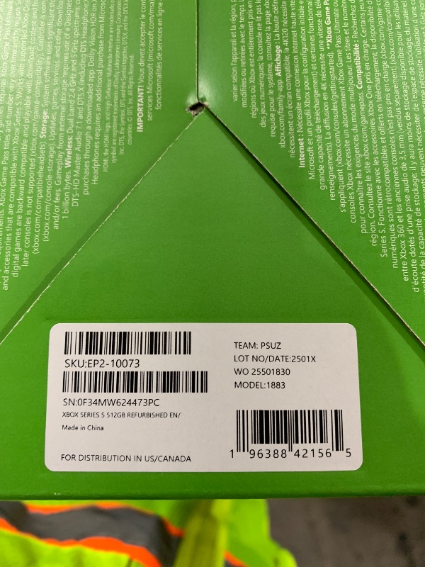 Photo 1 of Xbox Series S - All Digital Gaming Console - 512GB SSD - Includes Wireless Controller - 120FPS (Renewed Premium)