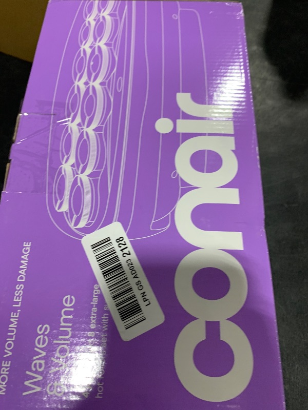 Photo 1 of Conair Ceramic Hot Rollers, 1 3/4 Inch & 1 1/2 Inch Rollers, Lavender, 12