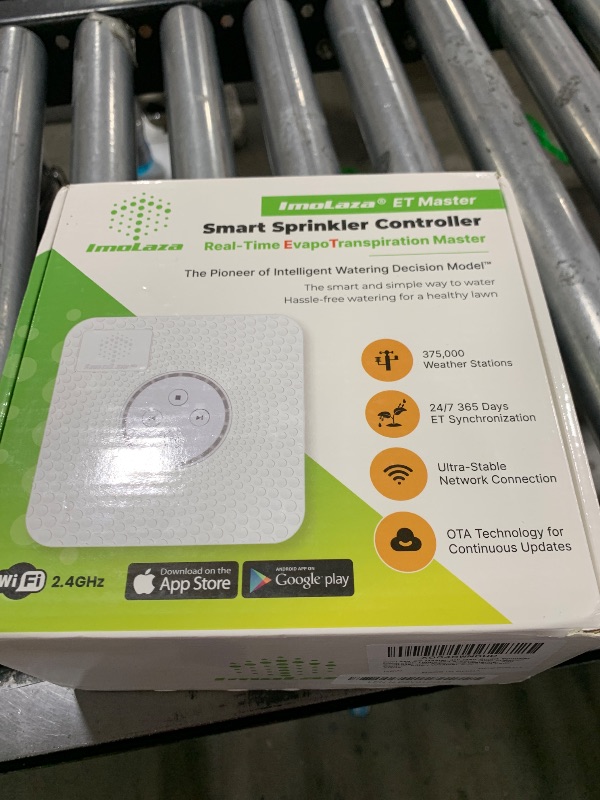 Photo 1 of ImoLaza Indoor Smart Sprinkler Controller, ET Automatic Watering Irrigation Controller,2.4GHz WiFi, Ultra Water Saving via Rain/Wind/Freeze/Saturation Skip, App Remote Control & Fault Alerts (4-Zone)