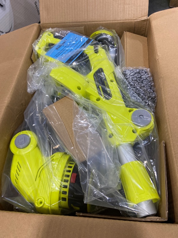 Photo 1 of 20V Electric Weed Wacker Cordless Edger Lawn Tool 2 X 2.0Ah Battery Powered Weed Eater with Charger, 12 Inch Lightweight String Trimmer, Auto Line Feed Grass Cutter Lawn Mower for Small Yard Garden