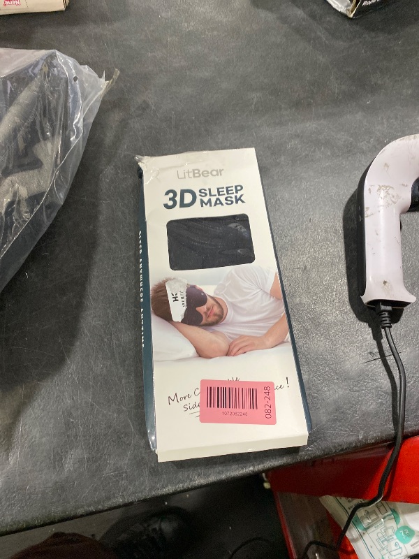 Photo 1 of LitBear Sleep Mask for Side Sleeper Women Men, Eye Mask for Sleeping Light Blocking, 3D Contoured Cup Sleeping Mask, Soft Breathable Sleep Eye Mask with Adjustable Elastic Strap for Travel