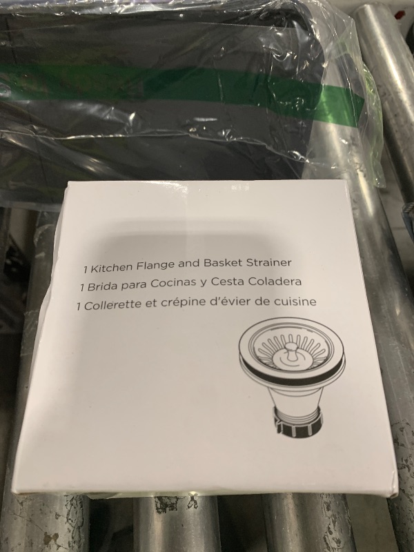Photo 1 of Delta Faucet 72010-AR Flange and Strainer Kitchen Sink, Arctic Stainless