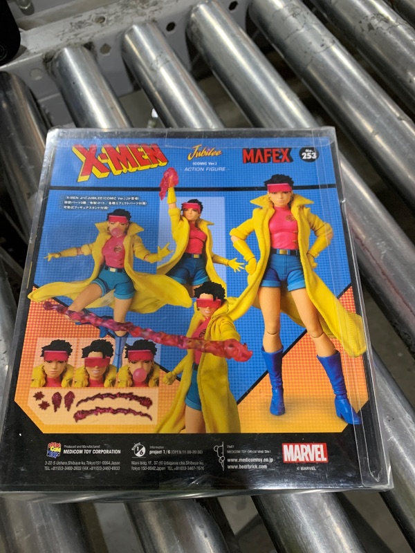 View 2 of Medicom Toy MAFEX No. 253 Jubilee Jubilee (Comic Ver.) Total Height Approx. 5.5 inches (140 mm), Non-Scale, Painted Action Figure