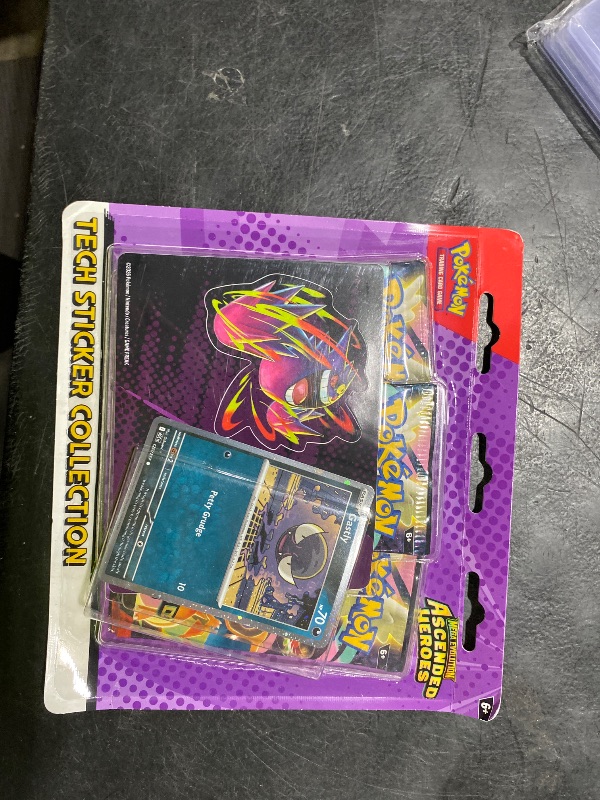 Photo 1 of Pokémon TCG: Mega Evolution—Ascended Heroes Tech Sticker Collection - Gastly