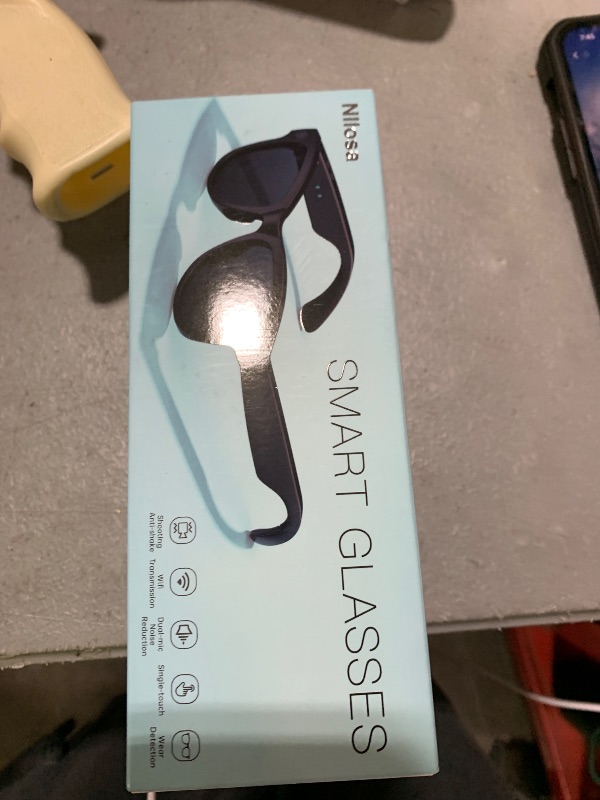 Photo 1 of 2026 AI Smart Glasses with 8MP 4K Camera, Video Recording Glasses with Photo, Real-Time Translation in 139 Languages, ChatGPT Voice Assistant, Open-Ear Bluetooth Headphones, Travel, Meetings & Vlog