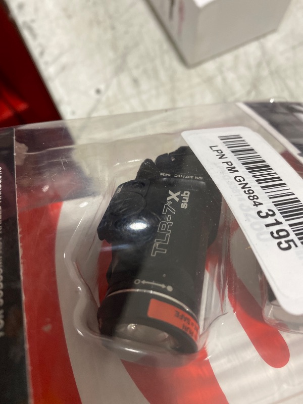 Photo 1 of Streamlight 69400 TLR-7 X sub 500-Lumen Tactical Weapon Light Designed Exclusively and Solely for Railed Glock 43X Mos/48 Mos/43X Rail/48 Rail subcompact Handguns with Mounting Kit and Keys, Black