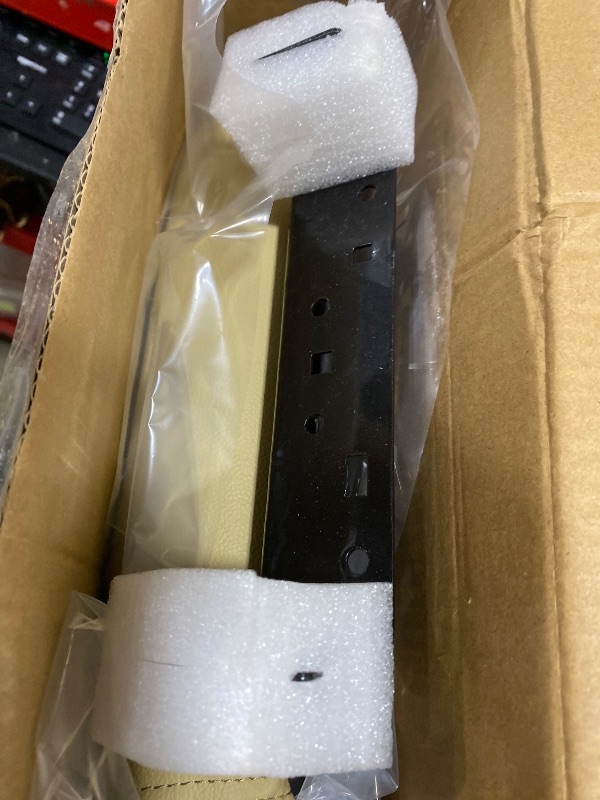 Photo 1 of DNA Motoring GECS-002-YE Tan Leather Front Center Console Lid Armrest Cover,Beige