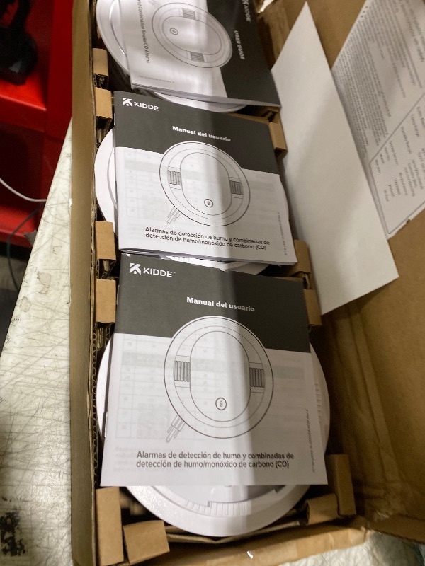 Photo 1 of Kidde Detector, Hardwired with 10-Year Battery Backup, Interconnectable, LED Status Lights, 85 dB Alarm, 5-inches, 20SA10, 3 Pack
