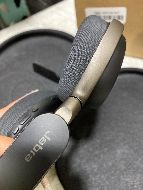 Photo 1 of Jabra Evolve3 85 Over-Ear Wireless Bluetooth Headset with Microphone for Work, AI Voice Call Technology, Adaptive Active Noise Cancellation, 25-Hour Battery, USB-C, Microsoft Teams Certified, Black