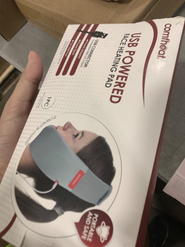 Photo 1 of comfheat Face Heating Pad for TMJ Pain Relief, USB Heated Wrap for Jaw, Wisdom Teeth Recovery, 3 Adjustable Heat Settings, Reducing Symptoms of Jaw Clicking, Relaxing Face Muscles (Non-Rechargeable)