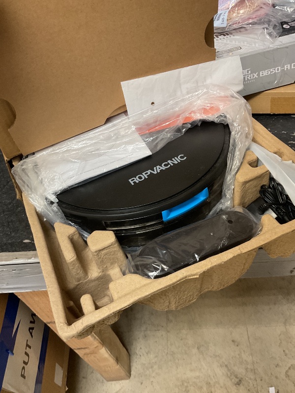 Photo 1 of ROPVACNIC Robot Vacuum Cleaner Robot Vacuum and Mop Combo with 5200Pa Suction, Personalized Cleaning Adjustments, Self-Charging Robotic Vacuum Cleaner, Advanced Obstacle Avoidance
