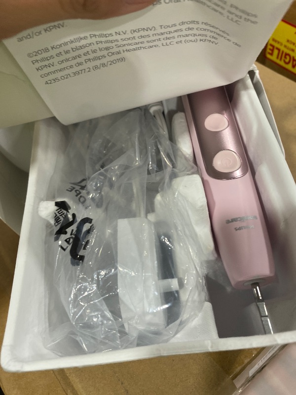 Photo 1 of Philips Sonicare ProtectiveClean 6500 Rechargeable Electric Toothbrush, with Pressure Sensor, 3 Cleaning Modes, SmarTimer and QuadPacer, 14-Day Battery Life, Charging Travel Case, Pink, HX6462/06