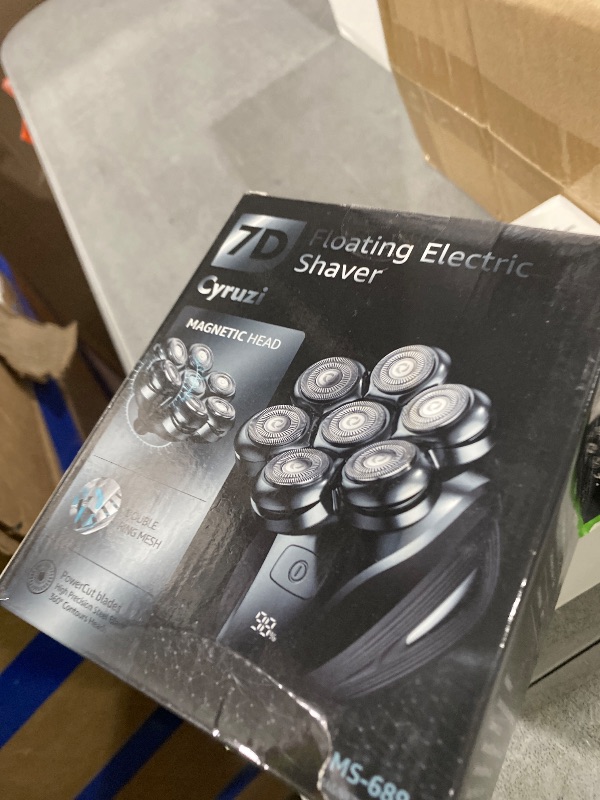 Photo 1 of Cyruzi Head Shavers for Bald Men: ?? ???????? Electric Razor with Magnetic Removable Head, IPX7 Waterproof Wet or Dry Shaver, LED Display & Type-C Fast Charging ??? ??????'? ???