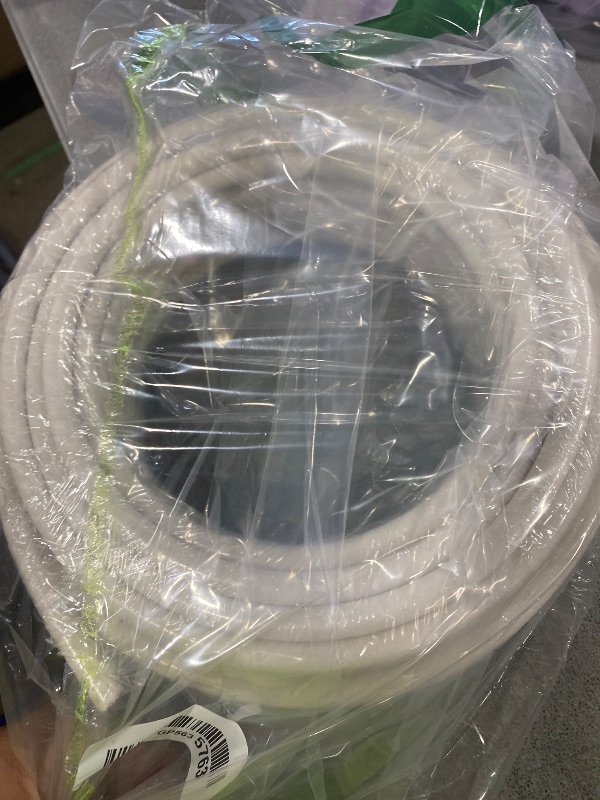 Photo 1 of THHN Wire 4 Gauge 50 FT, 4 AWG Stranded OFC Copper Electrical Building Wire with Nylon Jacket PVC Insulation, Rated 600V for Residential, Industrial, CNC, Ground (4 Gauge, White)
