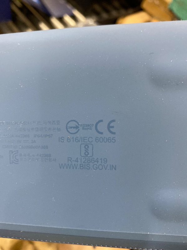 Photo 1 of Bose SoundLink Max Bluetooth Speaker - Portable Wireless Party Speaker, IP67 Waterproof, Rope Handle, Up to 20 Hours of Playtime, USB-C, Built-in 3.5mm AUX Input, Blue Dusk