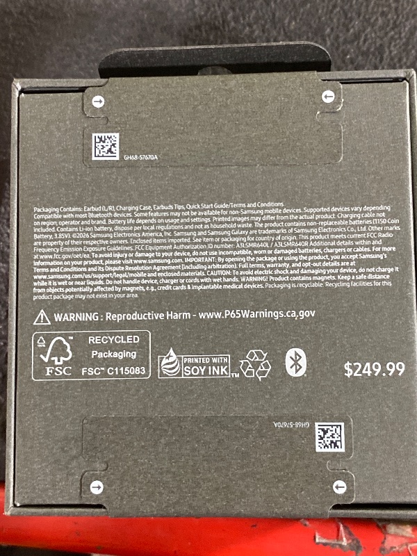 Photo 1 of Samsung Galaxy Buds 4 Pro (2026) AI True Wireless Bluetooth Earbuds, Hi-Res Audio, 2-Way Speaker, ANC 2.0, Optimized Comfort, IP57, Live Translation, White [US Version, 2 Yr Warranty]