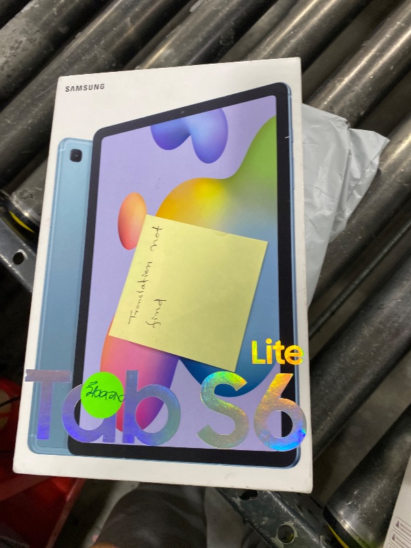 Photo 1 of Samsung Galaxy P610 Tab S6 Lite 10.4-Inch 64 GB WiFi Android 10 Touchscreen Tablet (Angora Blue) Bundle S Pen Included - Hard Case