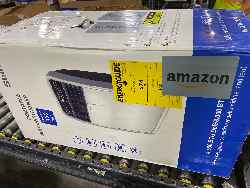 Photo 1 of Shinco 8,000 BTU Portable Air Conditioner, AC Unit with Built-in Cool, Dehumidifier & Fan Modes for Room up to 350 sq.ft, Conditioner Remote Control, 24 Hour Timer, Installation Kit