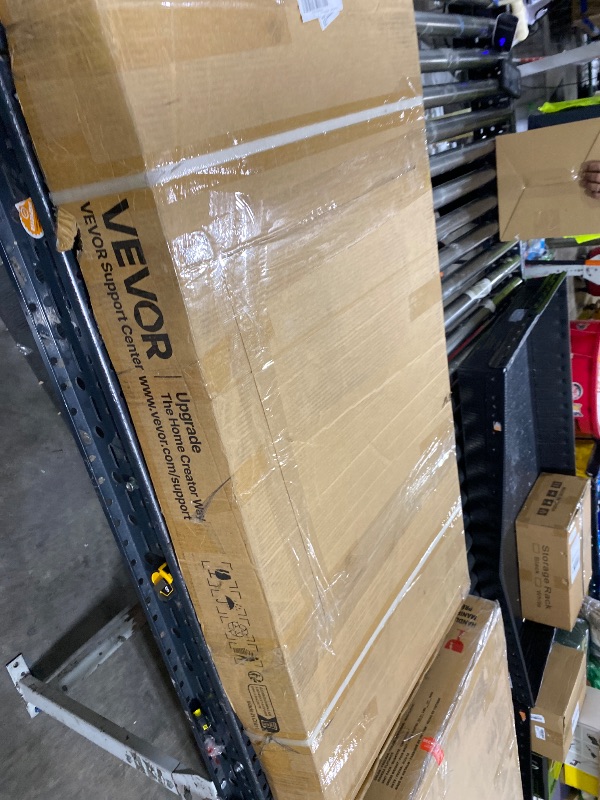 View 3 of VEVOR Heavy Duty Platform Truck, 2000 LBS Industrial Steel Flatbed Cart with 360° Swivel Wheels, Platform Push Cart Dolly, Easy Storage for Warehouse/Garage/Moving/Garden (48" x 24" x 32")