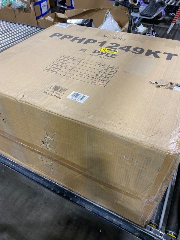 Photo 1 of Wireless Portable PA Speaker System - 1800W High Powered Bluetooth Compatible Active + Passive Pair Outdoor Sound Speakers w/ USB SD MP3 AUX - 35mm Mount, 2 Stand, Microphone, Remote - Pyle PPHP1249KT