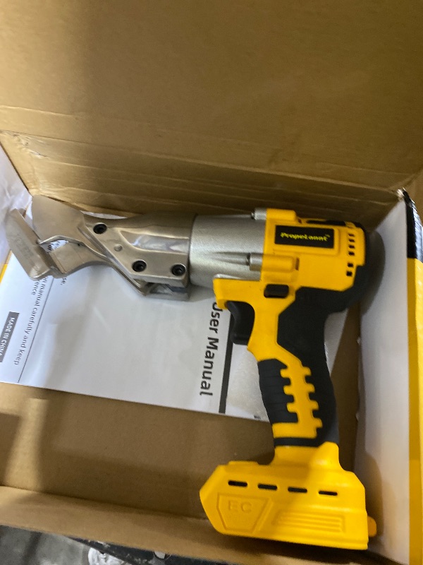 Photo 1 of Cordless Metal Shears for Dewalt 20V Max - 14GA Steel Metal Cutter, 360° Pivoting Head, 400Nm Torque Cutting Stainless Sheet, Iron, Carpet, Leather, Cardboard(NO Battery)