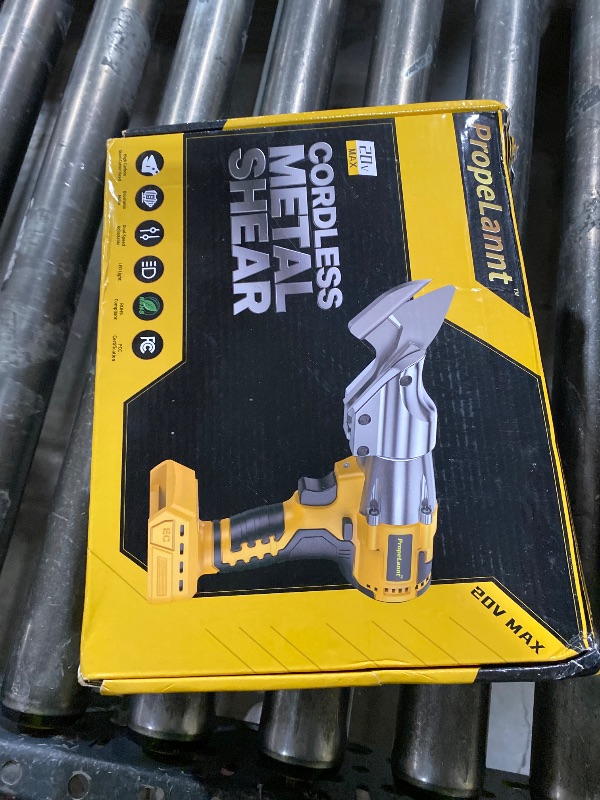 Photo 1 of Cordless Metal Shears for Dewalt 20V Max - 14GA Steel Metal Cutter, 360° Pivoting Head, 400Nm Torque Cutting Stainless Sheet, Iron, Carpet, Leather, Cardboard(NO Battery)