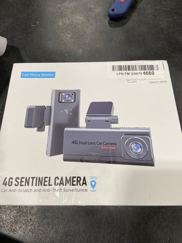 Photo 1 of 4G LTE Cellular Dash Camera for Cars, 4K Full HD Dual Dash Cam Front and Rear 170° Wide Angle, Anti Theft GPS Tracker, Night Vision, Real-time Alerts with 64GB Card, 24/7 Parking Mode