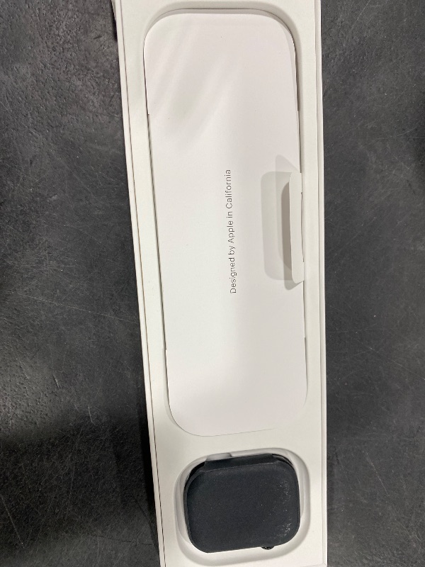 Photo 1 of Apple Watch Series 10 [GPS 46mm case] Smartwatch with Jet Black Aluminum Case with Ink Sport Loop. Fitness Tracker, ECG App, Always-On Retina Display, Carbon Neutral