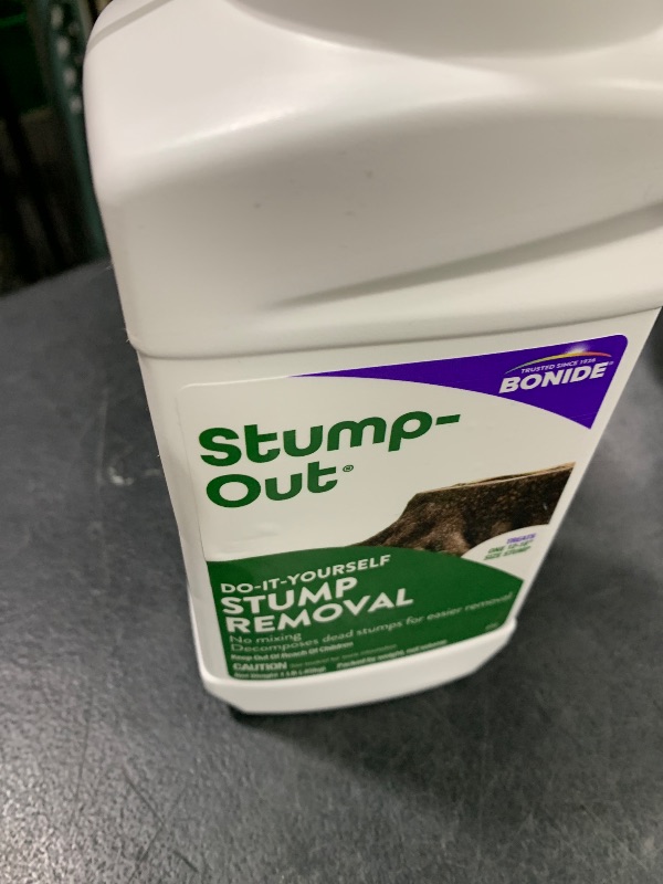 Photo 1 of Bonide Stump-Out Granules, Do-it-Yourself At Home Stump Removal Pellets, 1 lb. Fast-Acting Formula for Outdoor Use
