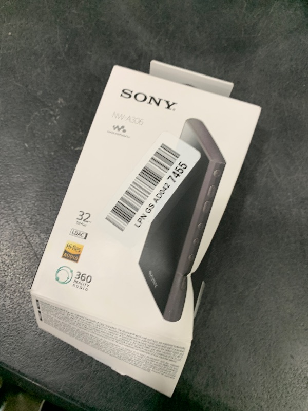 Photo 1 of Sony NW-A306 Walkman 32GB Hi-Res Portable Digital Music Player with Android, up to 36 Hour Battery, Wi-Fi & Bluetooth and USB Type-C – Black NW-A306/B, Black