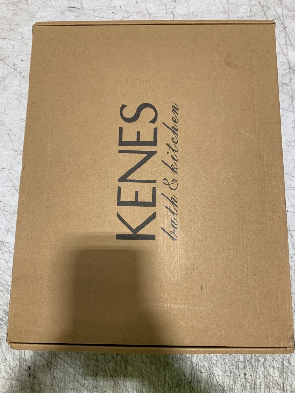 Photo 1 of KENES Gold Bathroom Faucets for Sink 3 Hole, Brushed Gold 8 Inch 2 Handle Widespread Bathroom Faucet, Bathroom Vanity Faucet with Pop Up Drain & Supply Lines, LJ-9075-4
