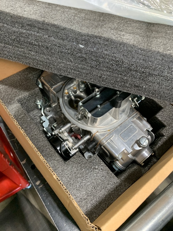 Photo 1 of BHB 4 Barrel Square Carburetor With Electric Choke Compatible with Holley Quick Fuel Brawler Diecast Carburetor Mechanical Secondaries Replacement for 4150 BR-67255 Performer 650CFM