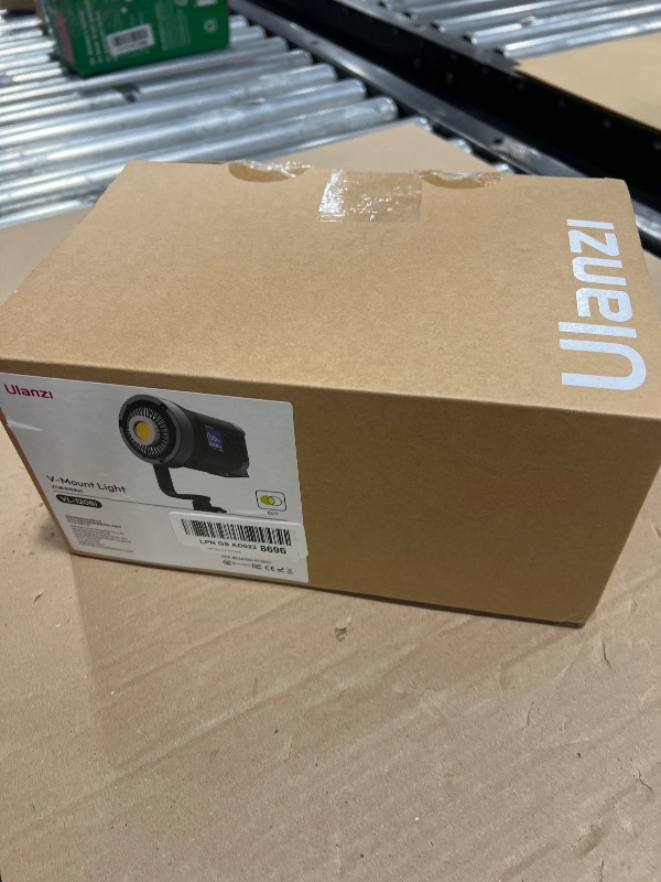 Photo 1 of ULANZI V-Mount LED Video Light COB Continuous Output Lighting, 120W Bi Color 2700K-6500K COB Bowens Mount Photography Fill Light 20700lux/1m 20 Preset Effects with APP Control Studio Light
