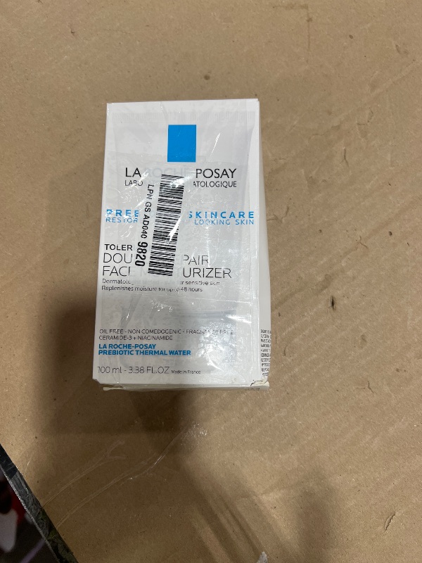 Photo 1 of La Roche-Posay Toleriane Double Repair Face Moisturizer, Daily Moisturizer Face Cream with Ceramide and Niacinamide for All Skin Types, Oil Free, Fragrance Free