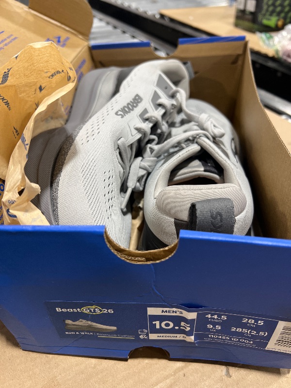 Photo 1 of Brooks Men’s Beast GTS 26 Supportive Running & Walking Shoe - Gray/Gray/Blackened Pearl - 10.5 Medium