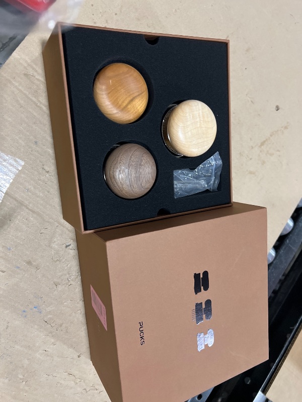 Photo 1 of TIMEMORE Espresso Tamper Set 58.4mm with WDT Tool, Self-Leveling Tamper & Gravity Distributor for Professional Coffee Preparation - Wooden Grip